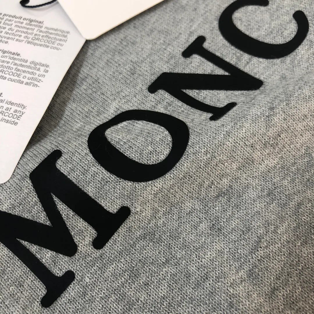 P115，MON*CLER 💥 New Arrival ～ Classic 。 ， ， ， ， ， 。 ， logo ， Versatile Hot Sale⚠️⚠️✨✨ ！ ！ ：Black White Gray Size：M L XL XXL 3XL